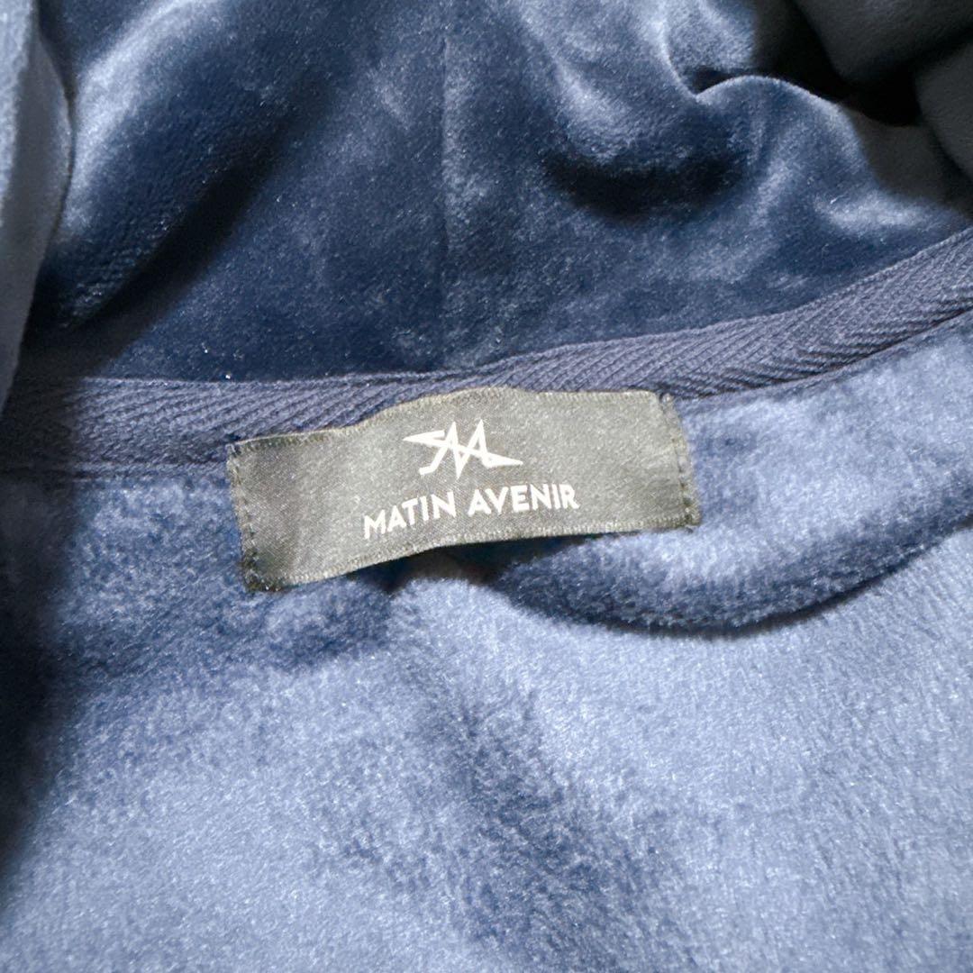 美品✨リザード　マタンアヴニール　ベロア　セットアップ　XL ネイビー