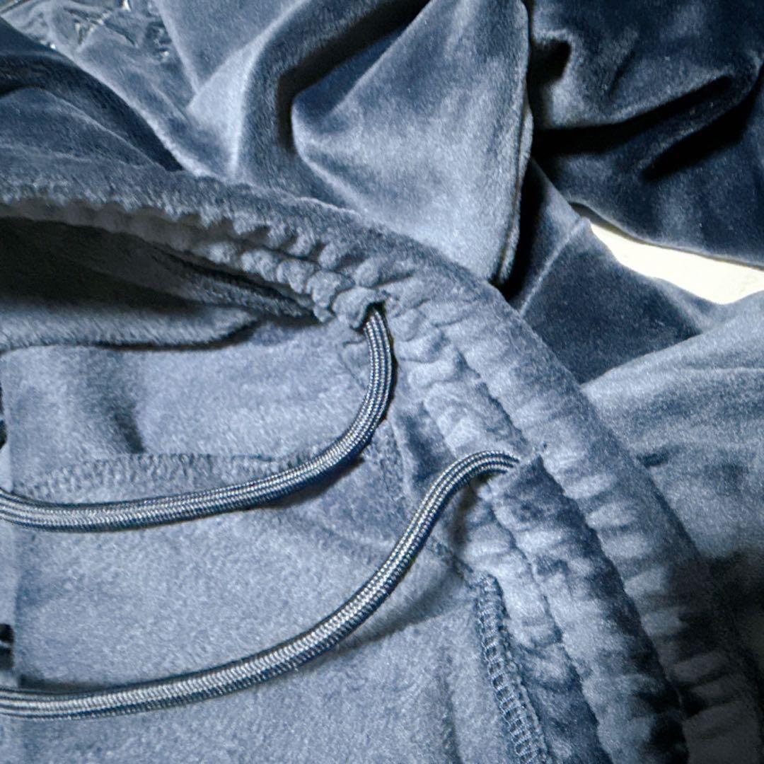 美品✨リザード　マタンアヴニール　ベロア　セットアップ　XL ネイビー