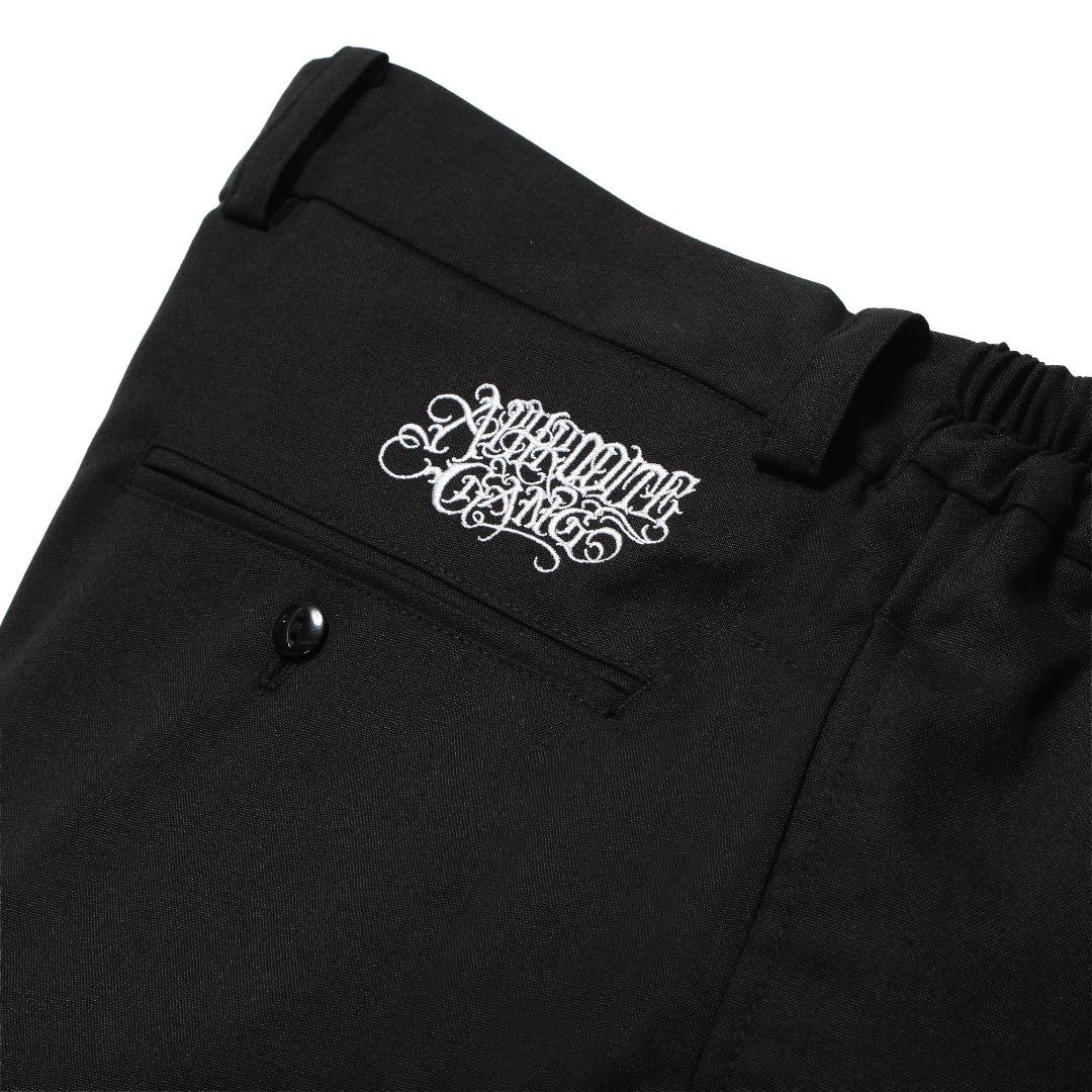 GAKKIN×BUDSPOOL LINEN WOOL TUCK TROUSERS