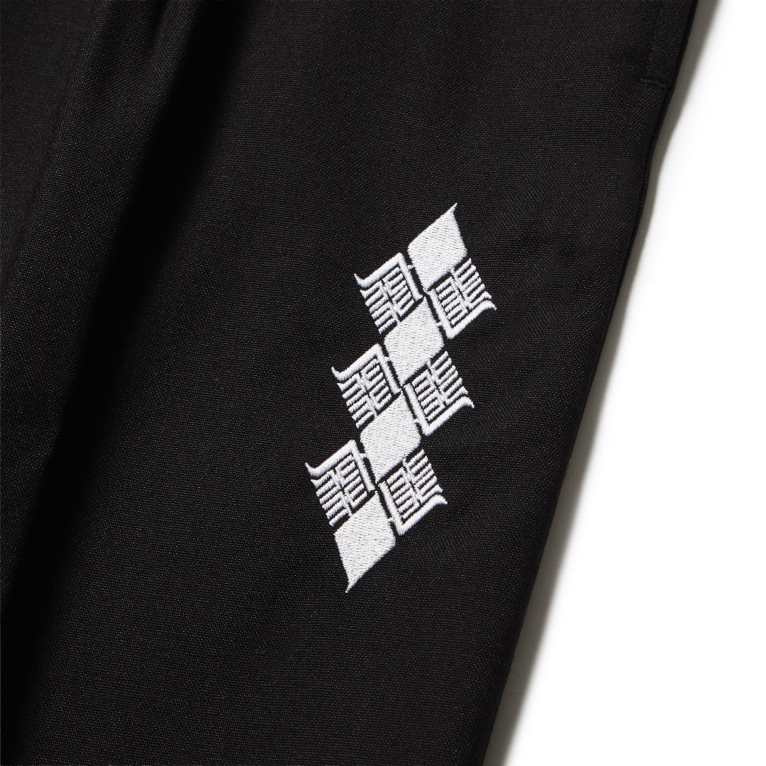 GAKKIN×BUDSPOOL LINEN WOOL TUCK TROUSERS