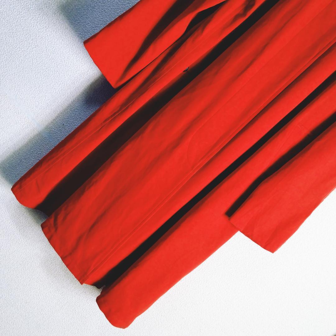 ☆ バーバリーズ ステンカラー コート 裏地ノバチェック レッド 赤 38 M❤