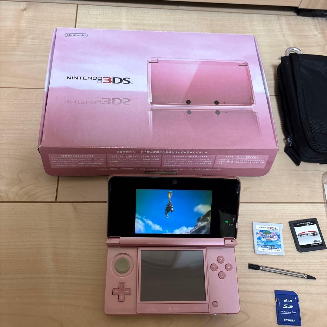 美品ニンテンドー3DS ミスティピンク　おまけ付き