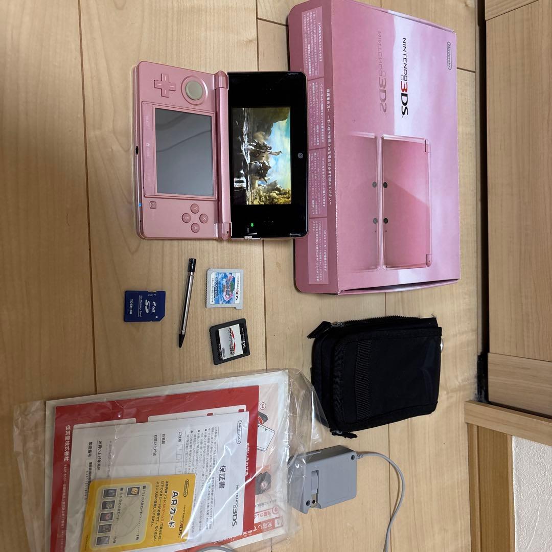 美品ニンテンドー3DS ミスティピンク　おまけ付き