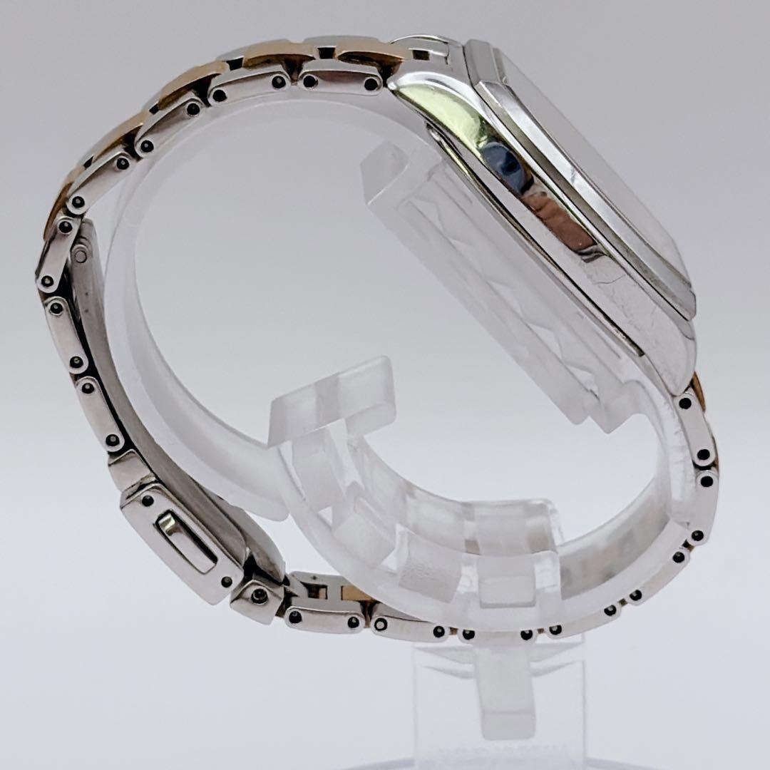 【極美品✨】SEIKO ルキア 腕時計 電波ソーラー 1Pダイヤ デイト シェル