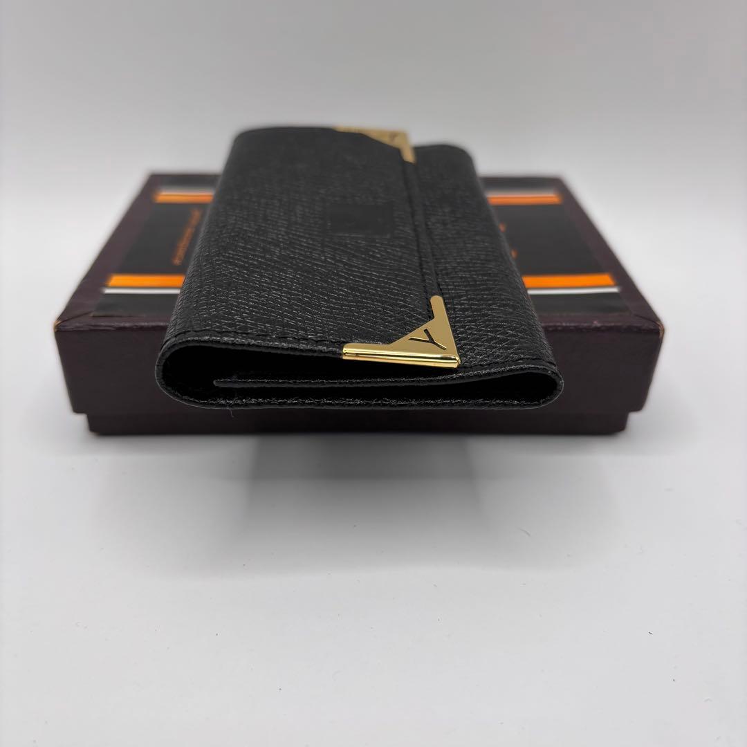 yves saint laurent キーケース　6連　ブラック　ゴールド金具