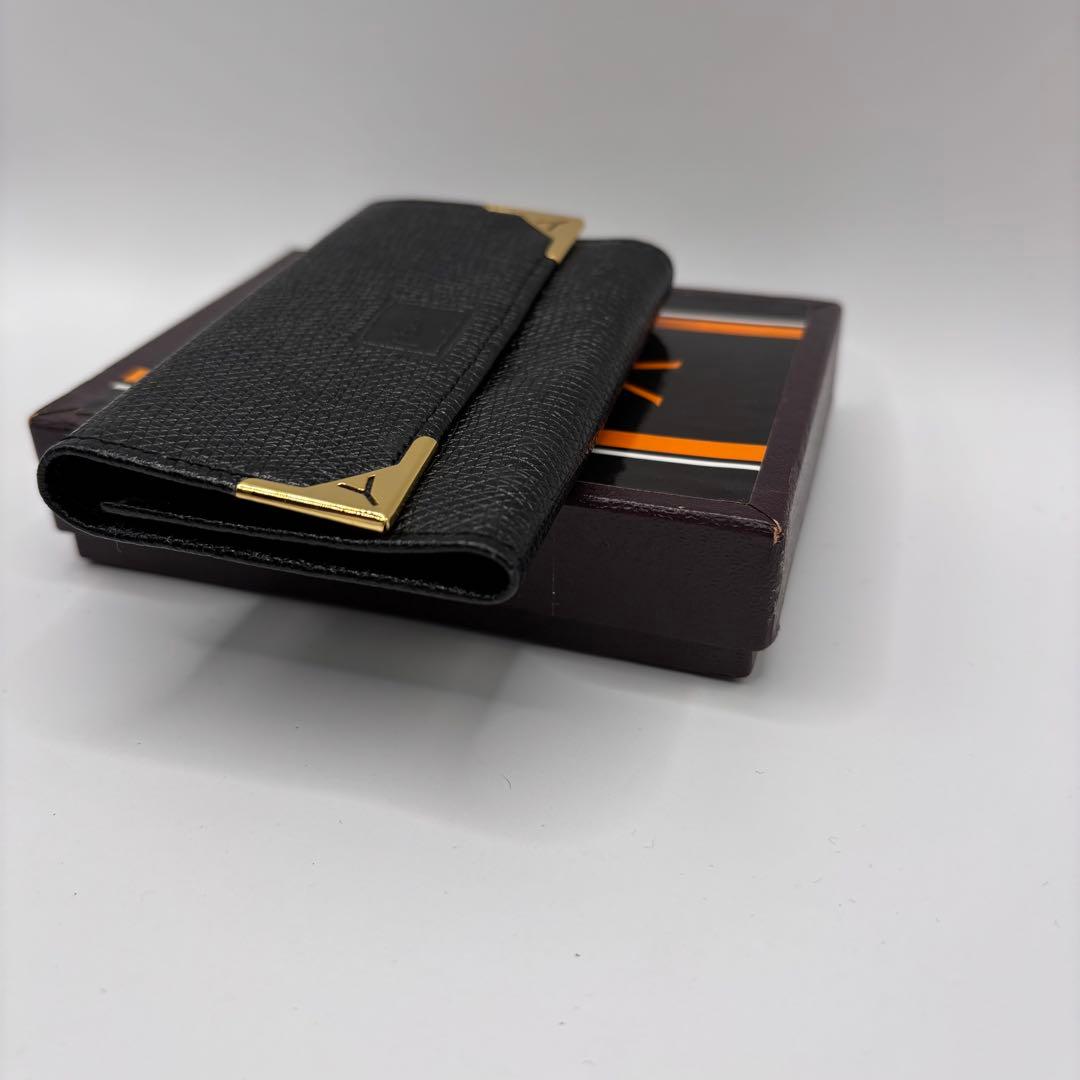 yves saint laurent キーケース　6連　ブラック　ゴールド金具
