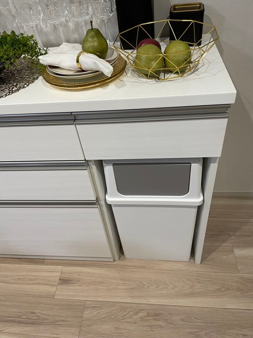 【未使用】ホワイトキッチンカウンター