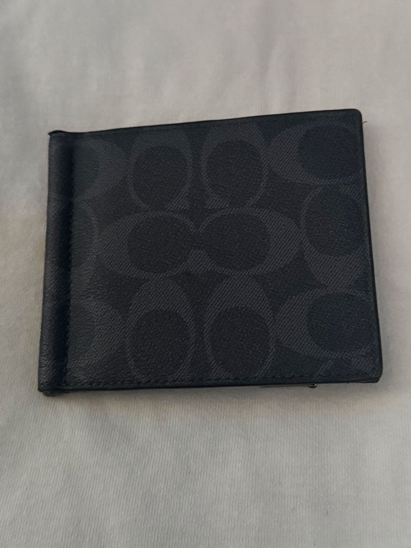 コーチ レザー マネークリップ