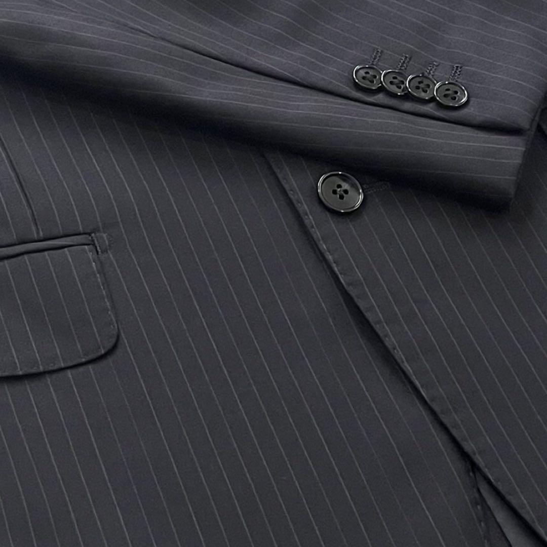 ミツミネ　ロロピアーナ　セットアップ　スーツ 背抜き ネイビー