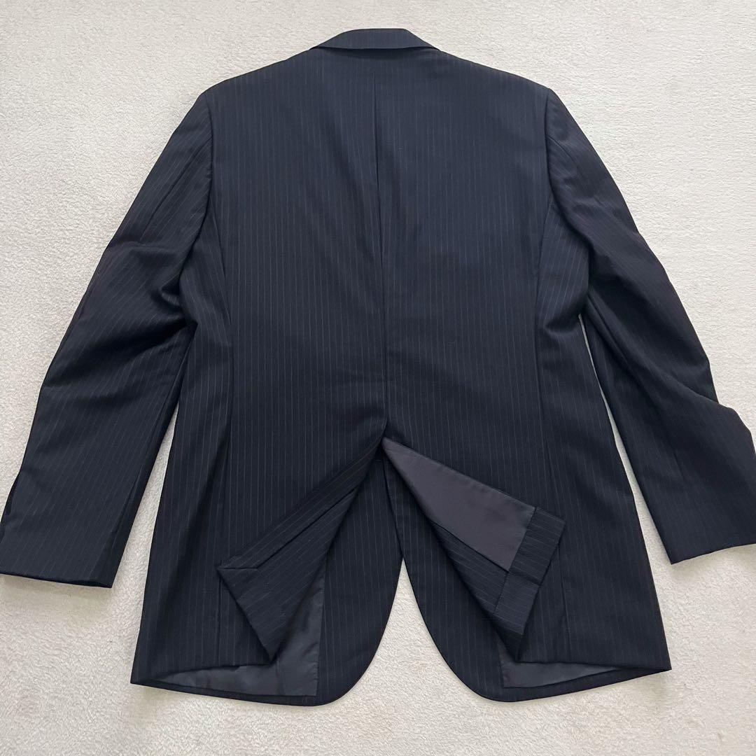 ミツミネ　ロロピアーナ　セットアップ　スーツ 背抜き ネイビー