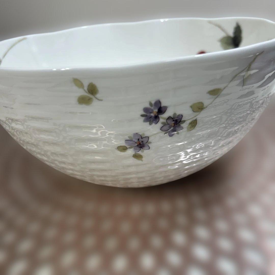 NARUMI＊ルーシーガーデン・大鉢・小鉢5・サラダボウルセット・ボーンチャイナ