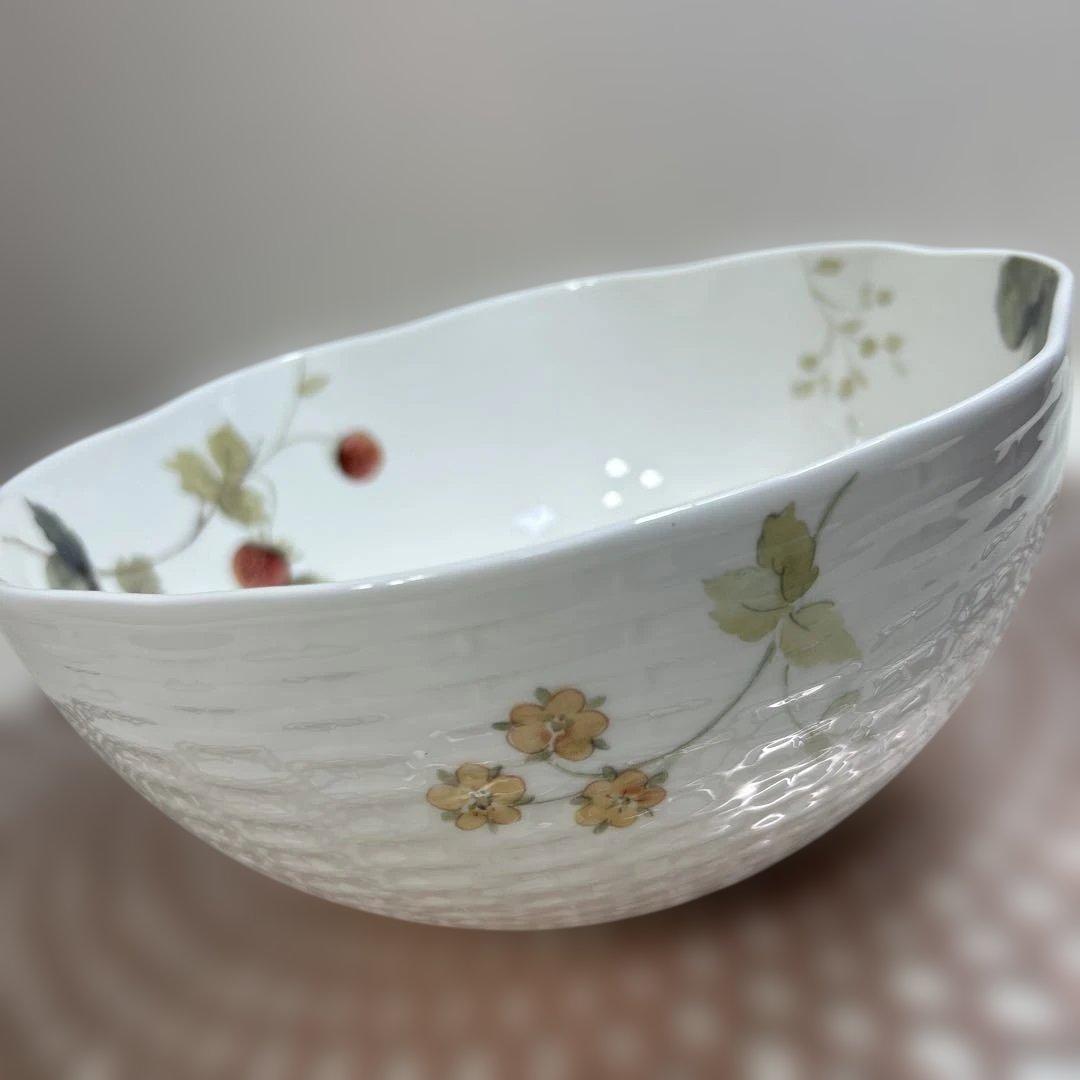 NARUMI＊ルーシーガーデン・大鉢・小鉢5・サラダボウルセット・ボーンチャイナ
