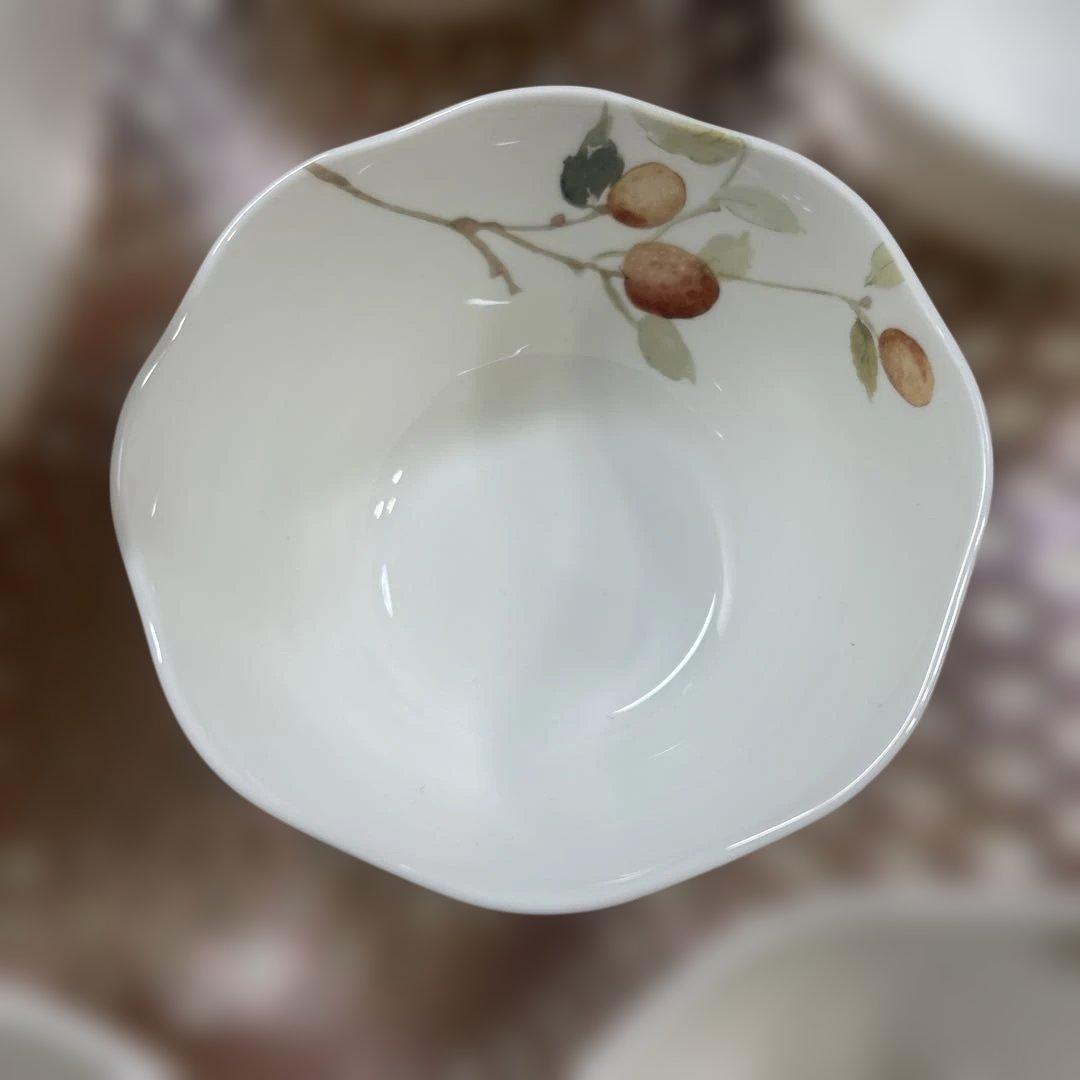 NARUMI＊ルーシーガーデン・大鉢・小鉢5・サラダボウルセット・ボーンチャイナ