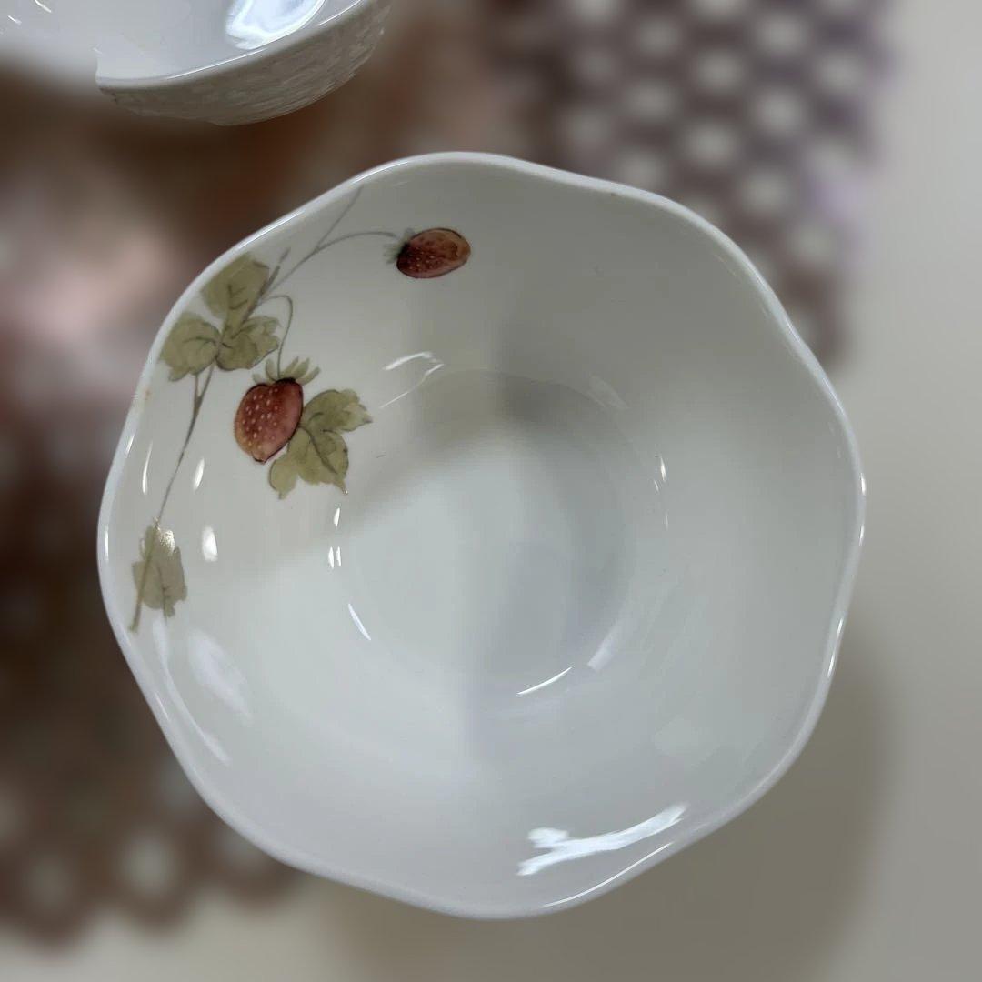 NARUMI＊ルーシーガーデン・大鉢・小鉢5・サラダボウルセット・ボーンチャイナ