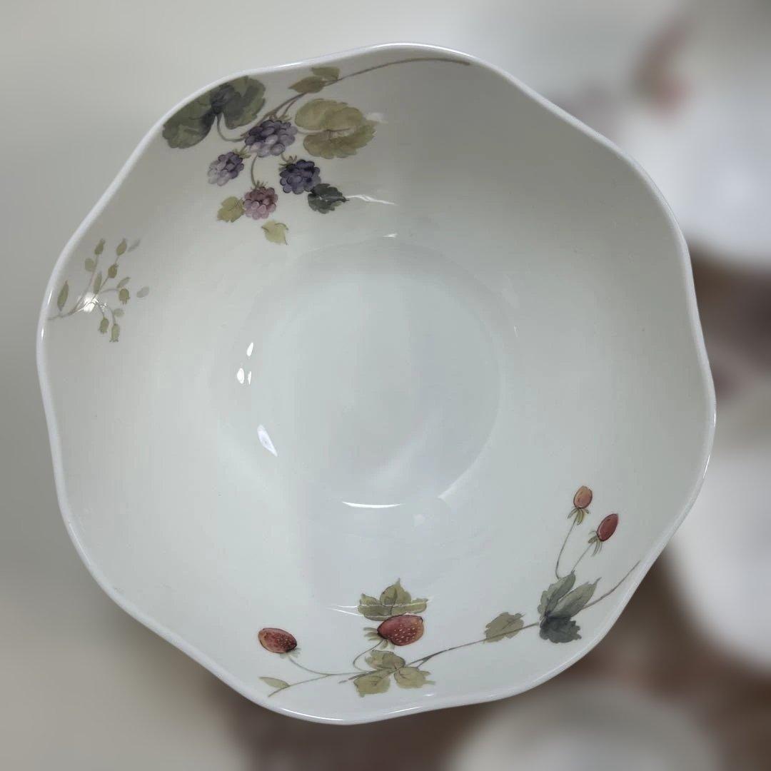 NARUMI＊ルーシーガーデン・大鉢・小鉢5・サラダボウルセット・ボーンチャイナ