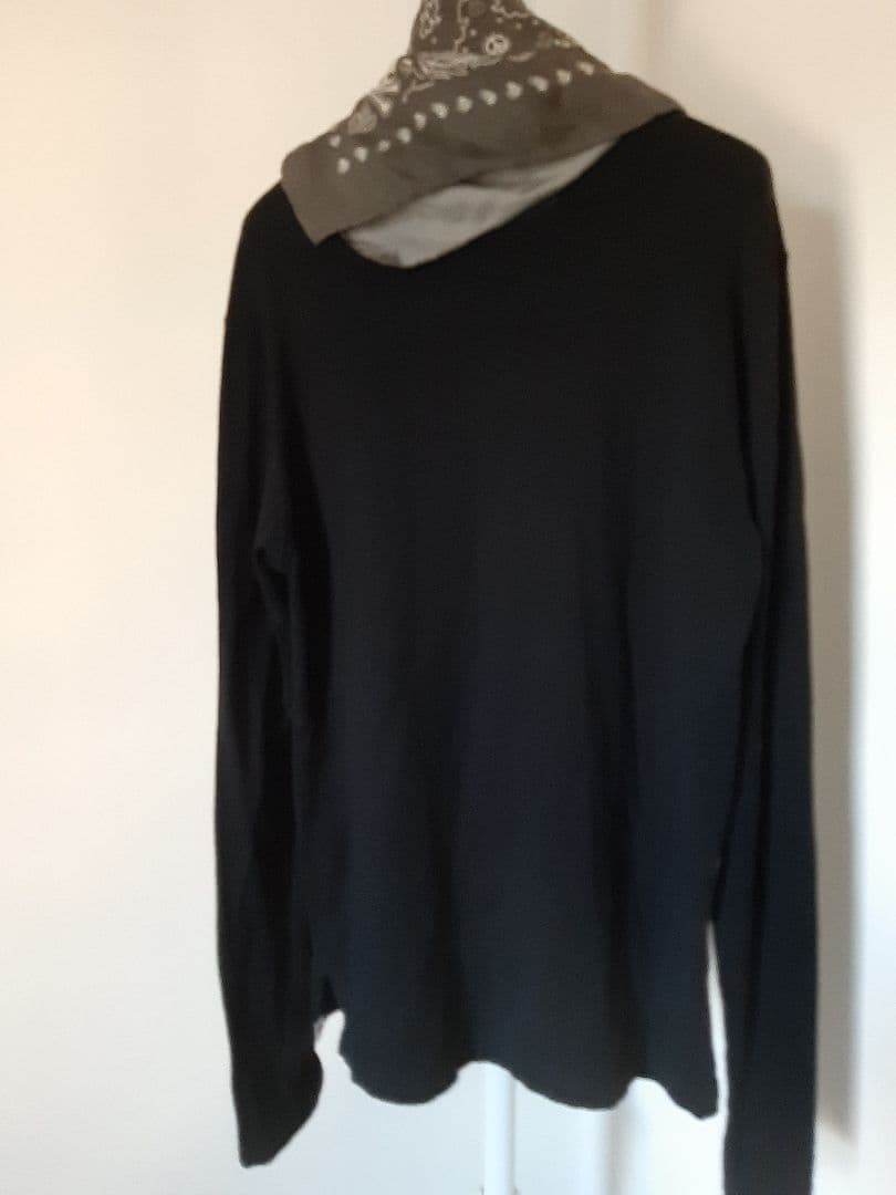 美品マスターマインド BANDANA シルクバンダナ長袖Tシャツ TEE