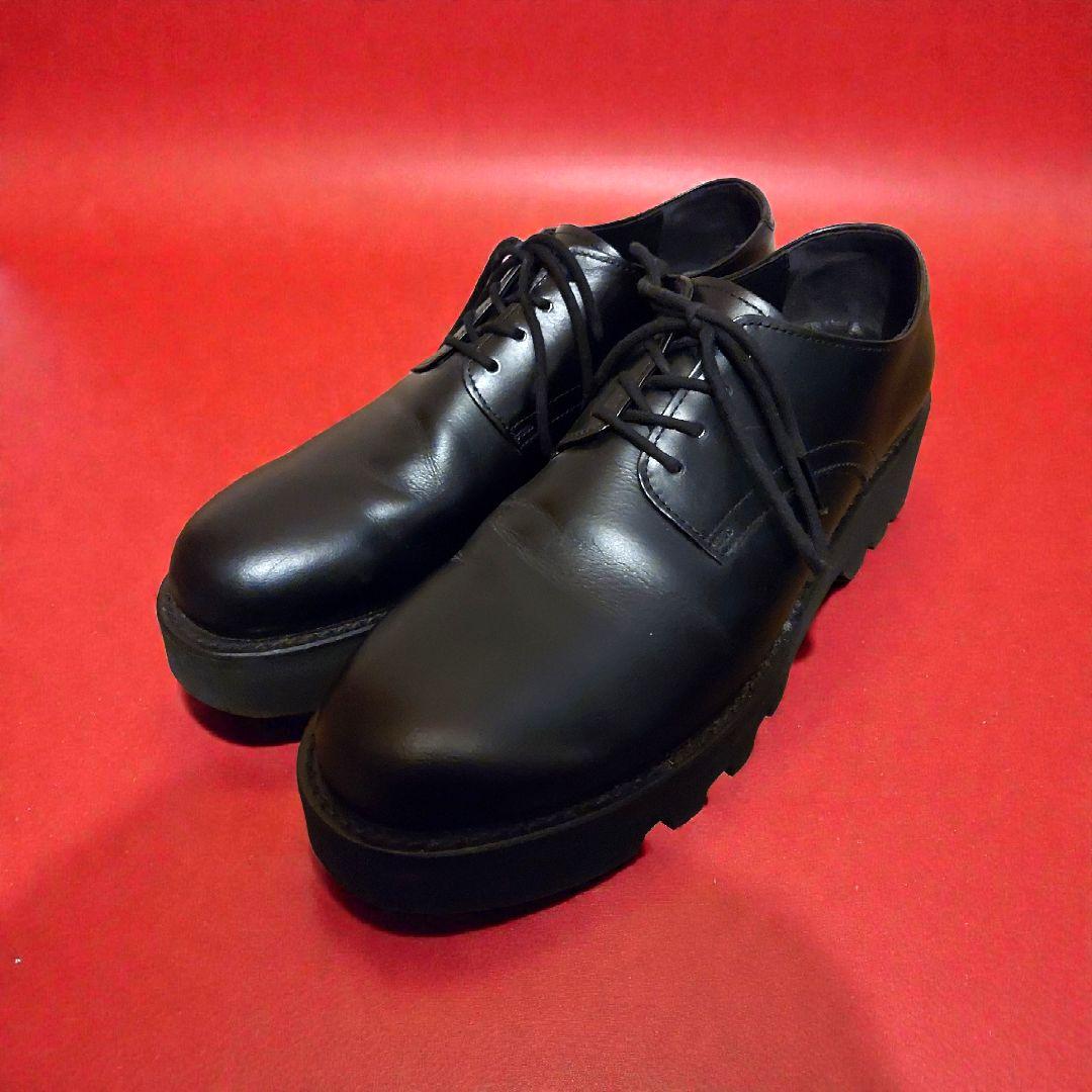 【ラッドミュージシャン】ダービーシューズ 厚底 ラバーソール ドレスシューズ