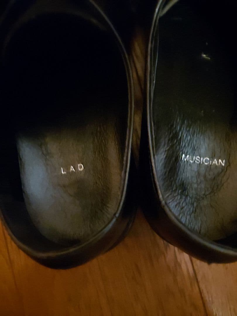 【ラッドミュージシャン】ダービーシューズ 厚底 ラバーソール ドレスシューズ