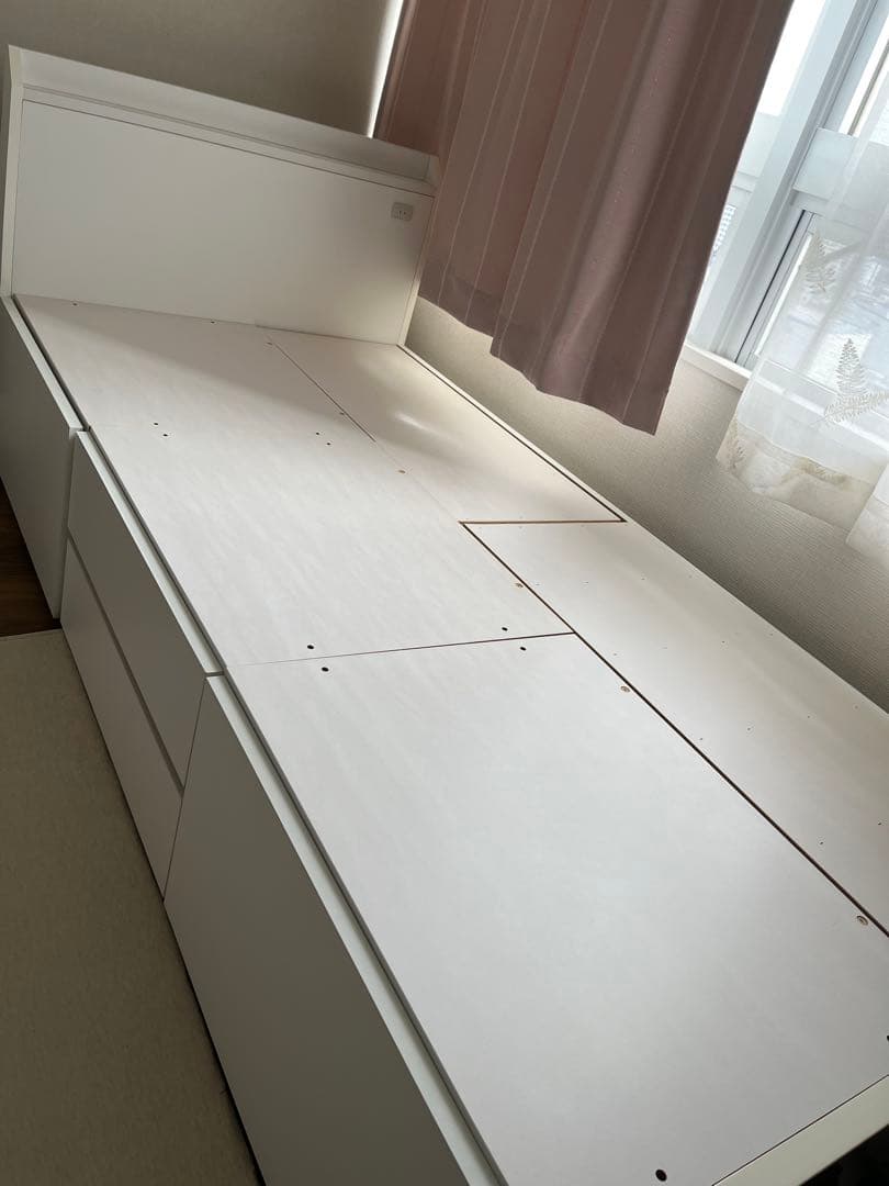 ニトリ 収納付きベッドフレーム シングル