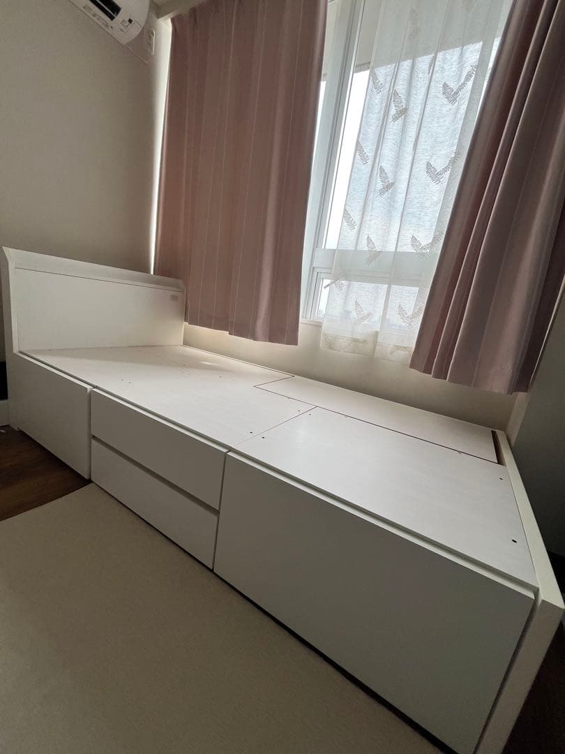 ニトリ 収納付きベッドフレーム シングル