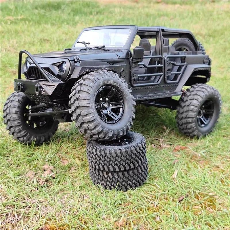 【バッテリー３個付】 MN128 1/12 RC ジープ ラングラー ブラック