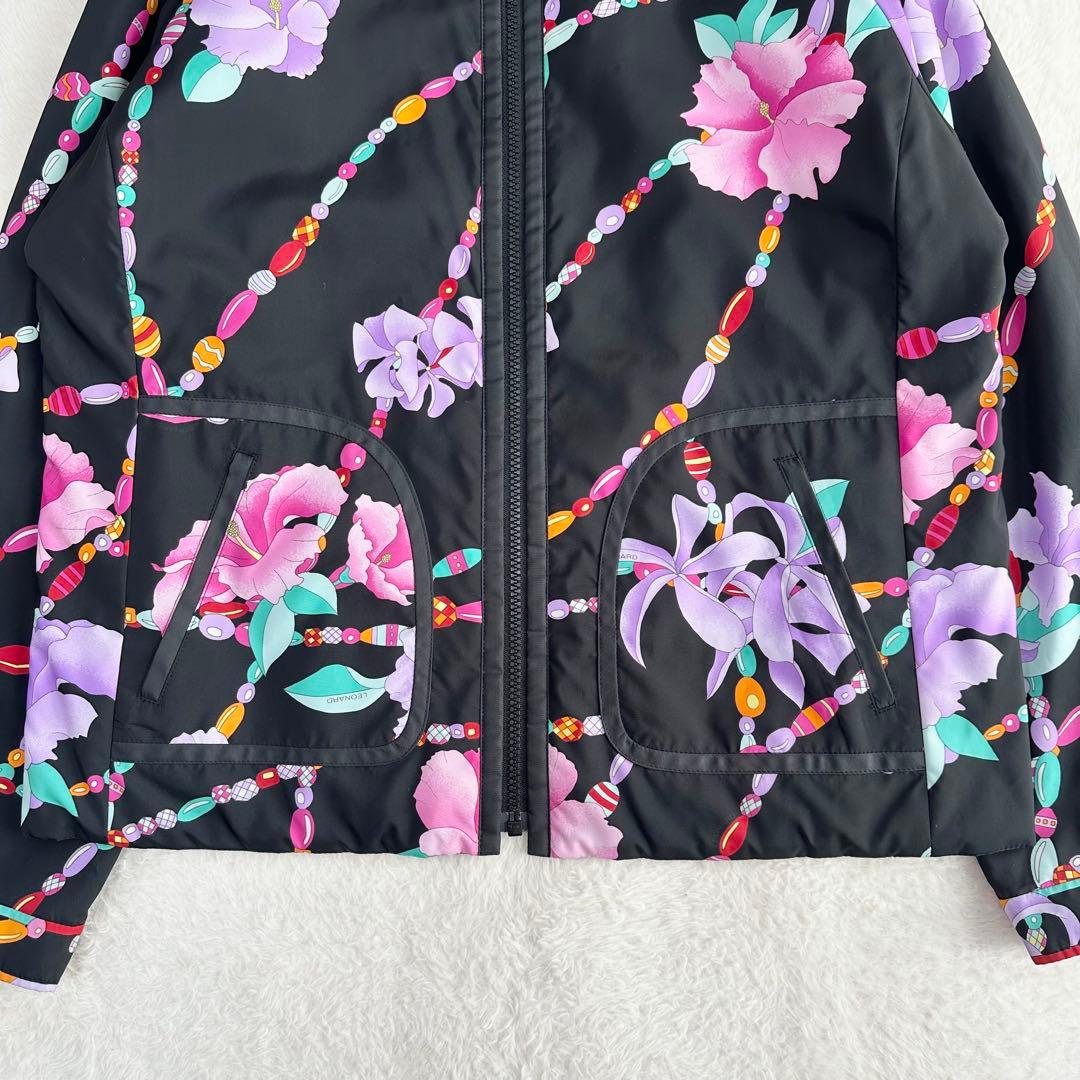 美品✨XL(42) レオナール リバーシブル ジャケット 花柄 LEONARD