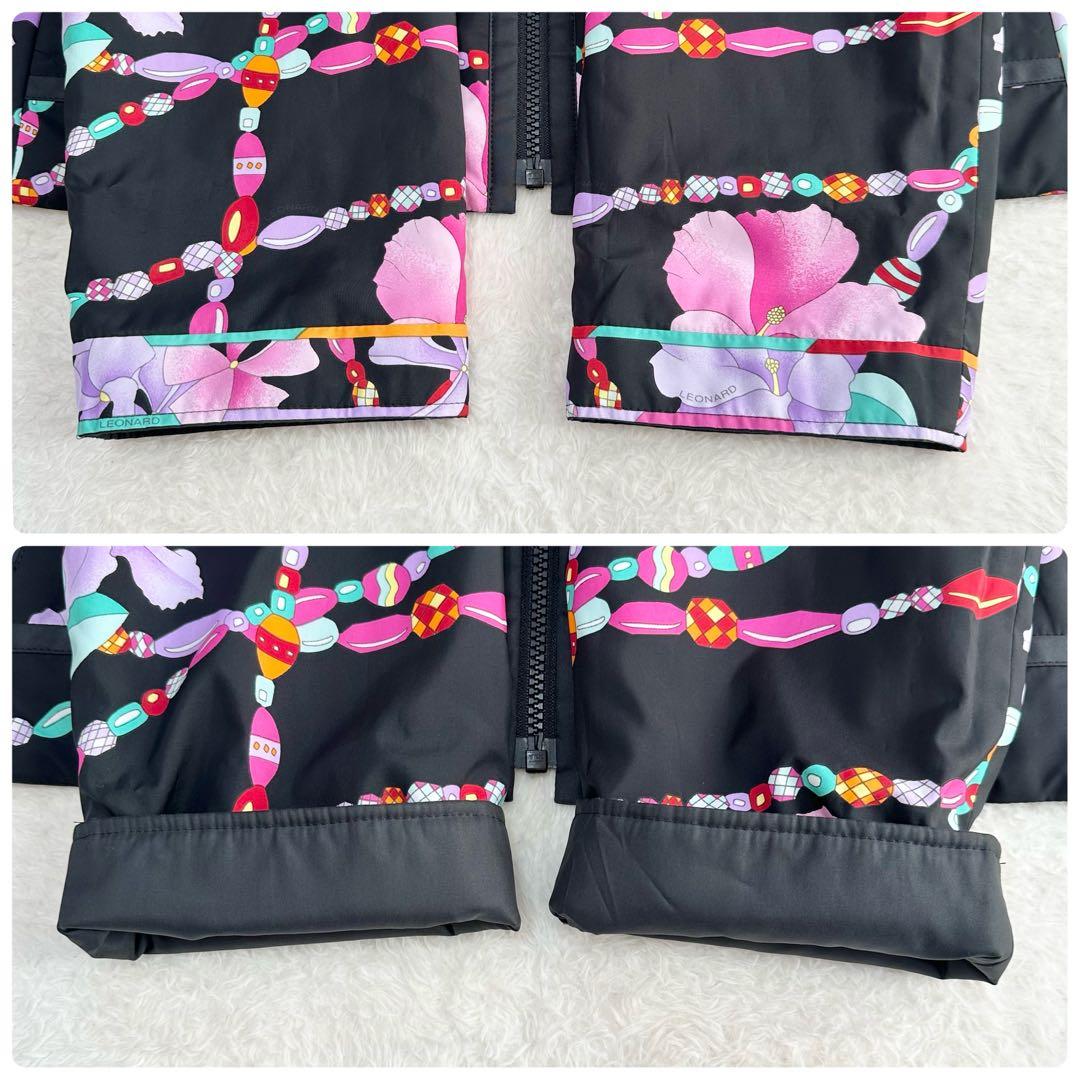 美品✨XL(42) レオナール リバーシブル ジャケット 花柄 LEONARD