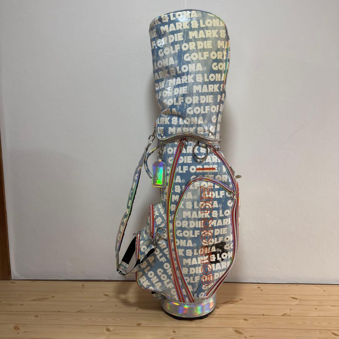 【完売品】マークアンドロナ キャディバッグ 9型 メンズ レディース ホワイト