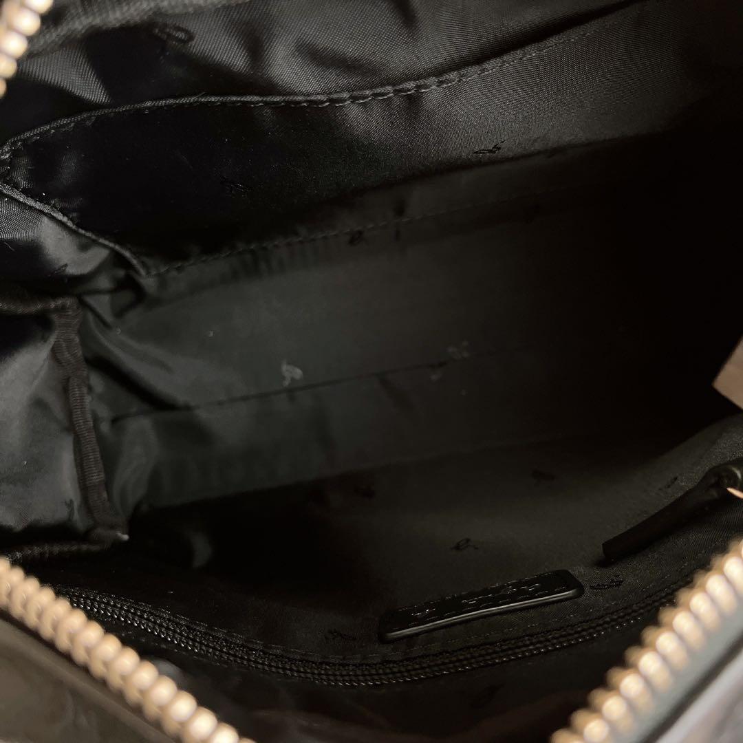 極美品☆agnes b.アニエスベー2wayショルダーバッグ カメラ レザー 黒