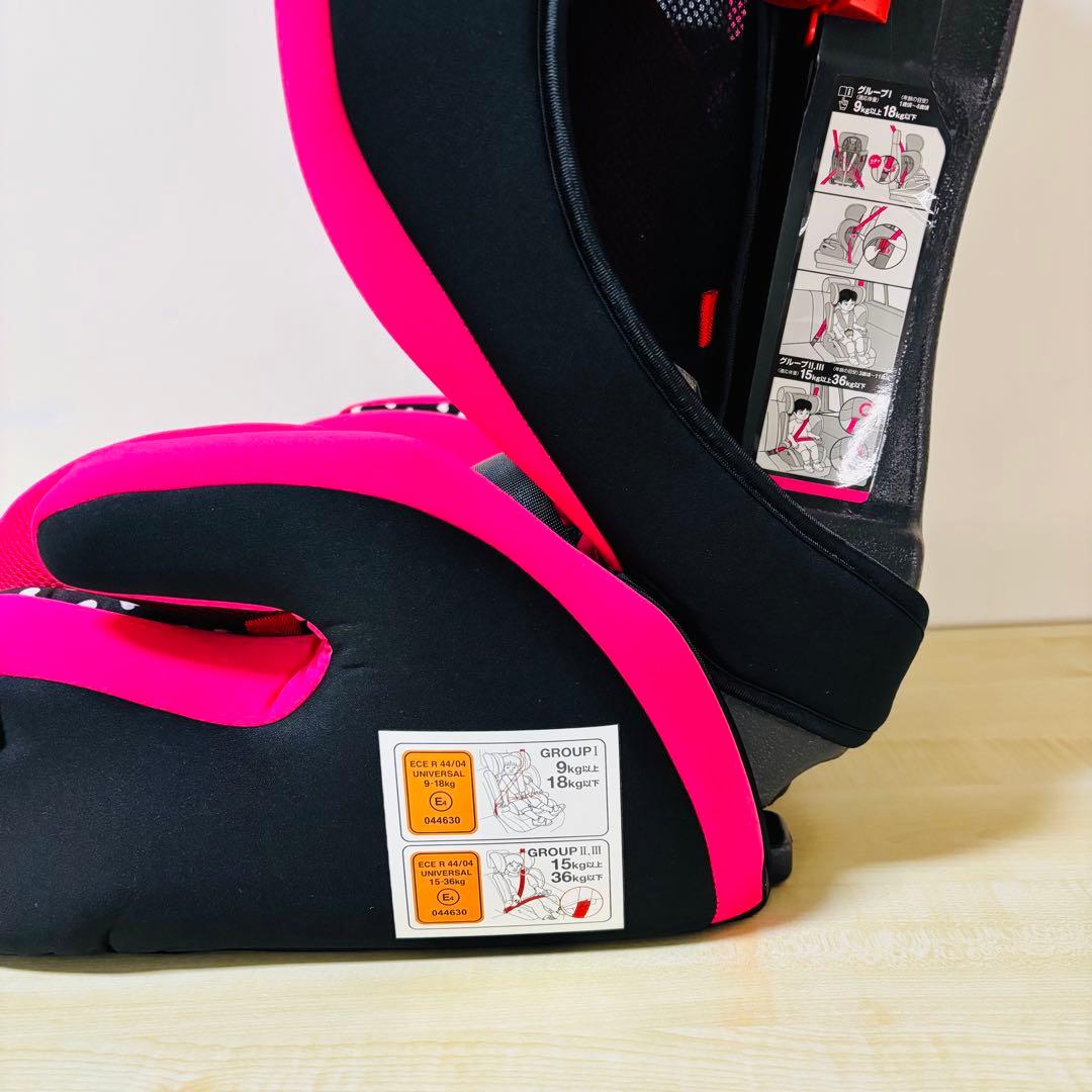 【美品】HG ミニーマウス チャイルドシート ピンク 限定モデル 西松屋 廃盤