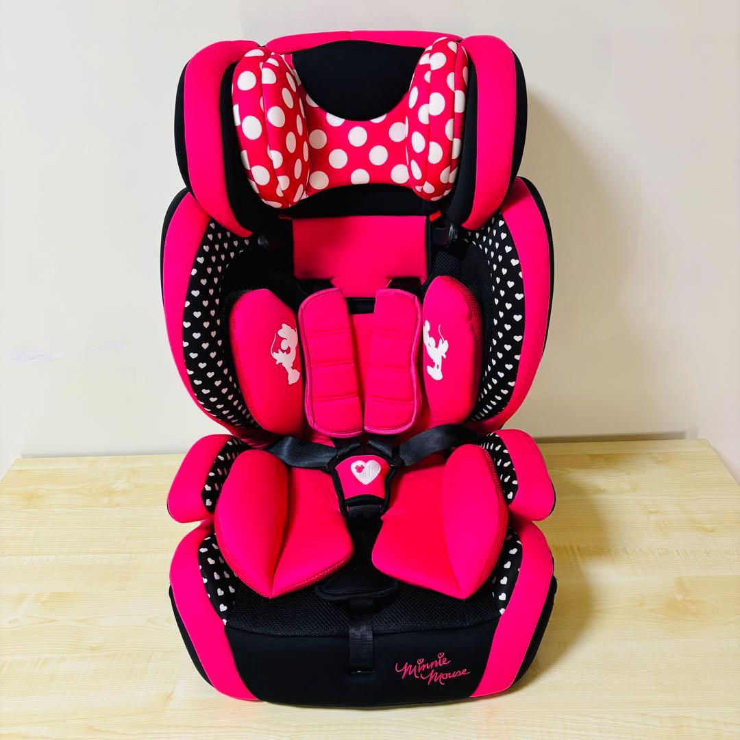 【美品】HG ミニーマウス チャイルドシート ピンク 限定モデル 西松屋 廃盤