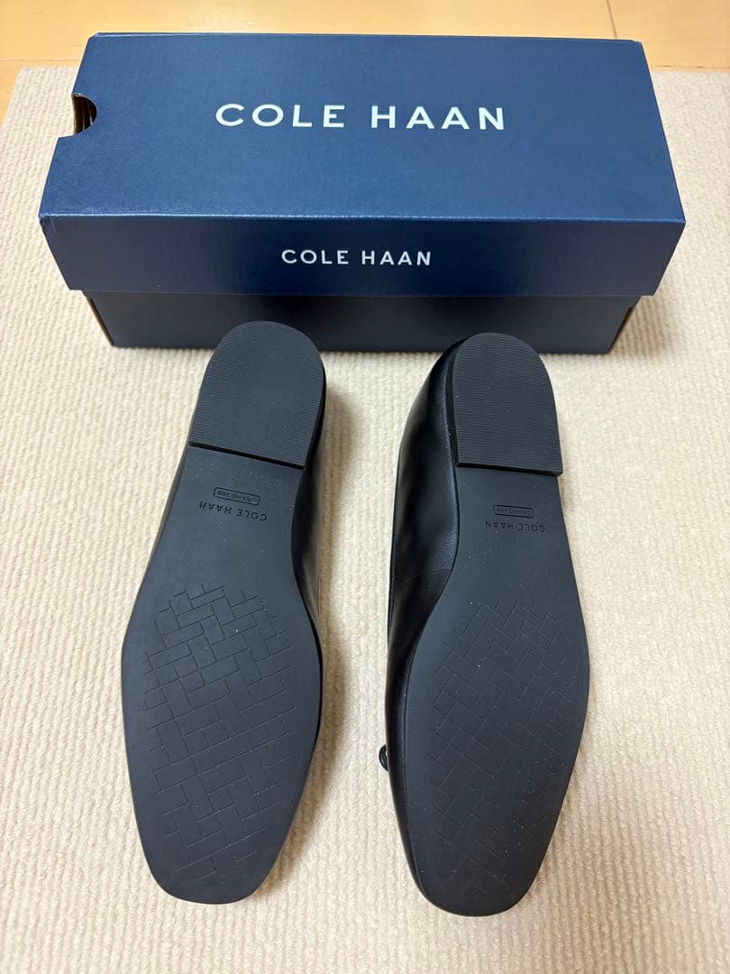 【新品、未使用】コールハーン　ヤラ　ソフレ　バレエシューズ　ブラック　リボン付き