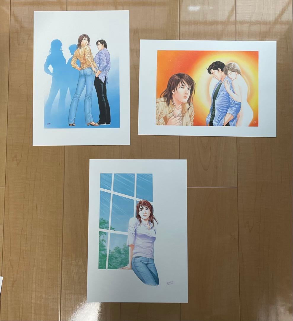 「エンジェル・ハート」累計1000万部突破記念　複製原画１８枚セット　北条司