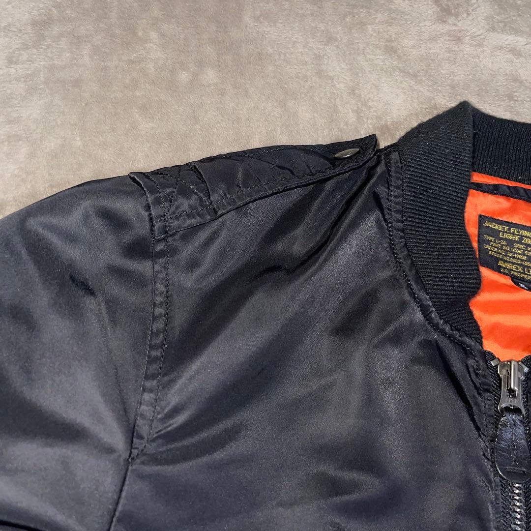 AVIREX フライトジャケット アーチロゴ コマーシャルロゴ L-2