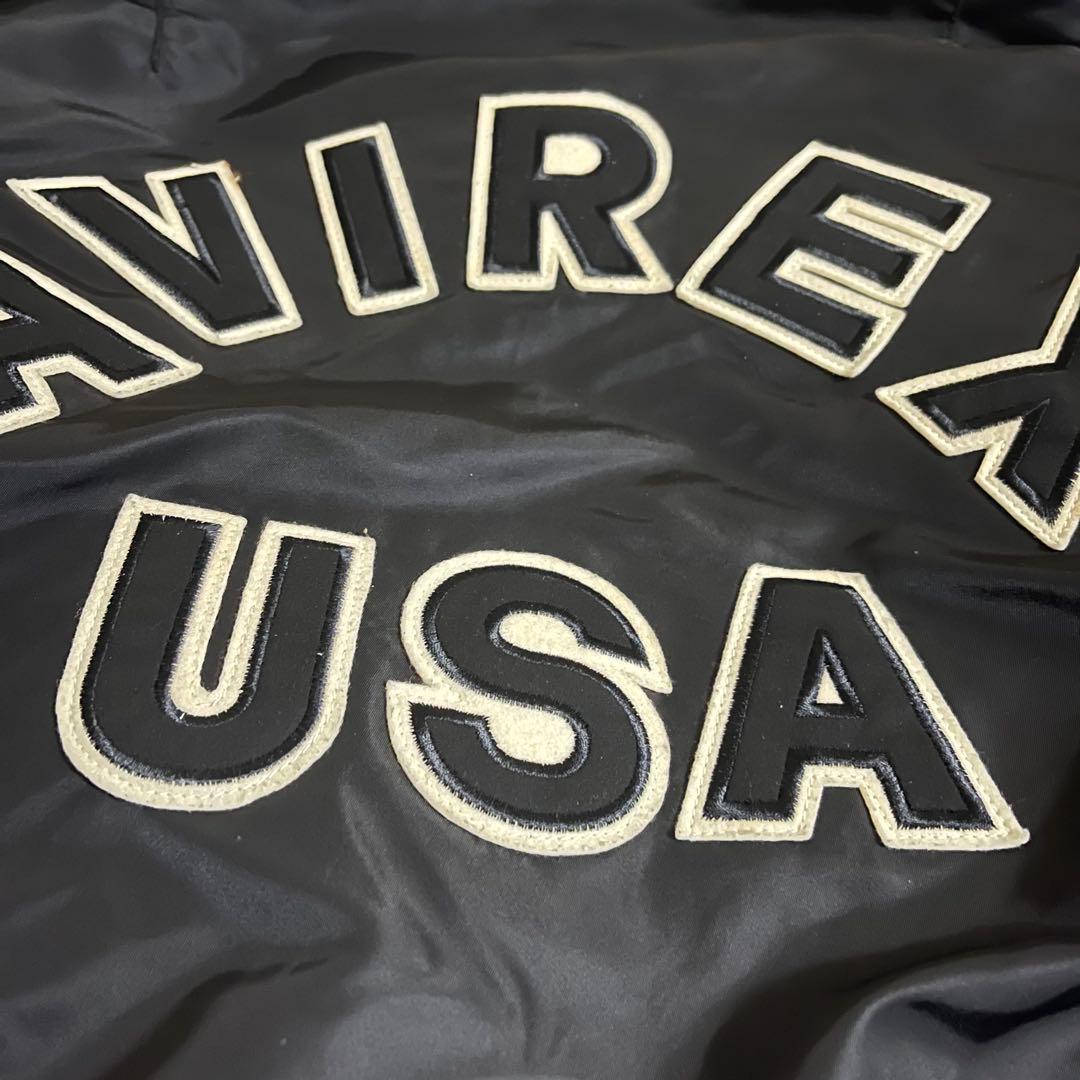 AVIREX フライトジャケット アーチロゴ コマーシャルロゴ L-2