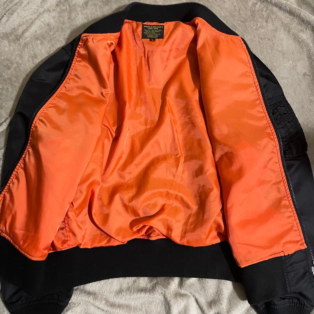 AVIREX フライトジャケット アーチロゴ コマーシャルロゴ L-2