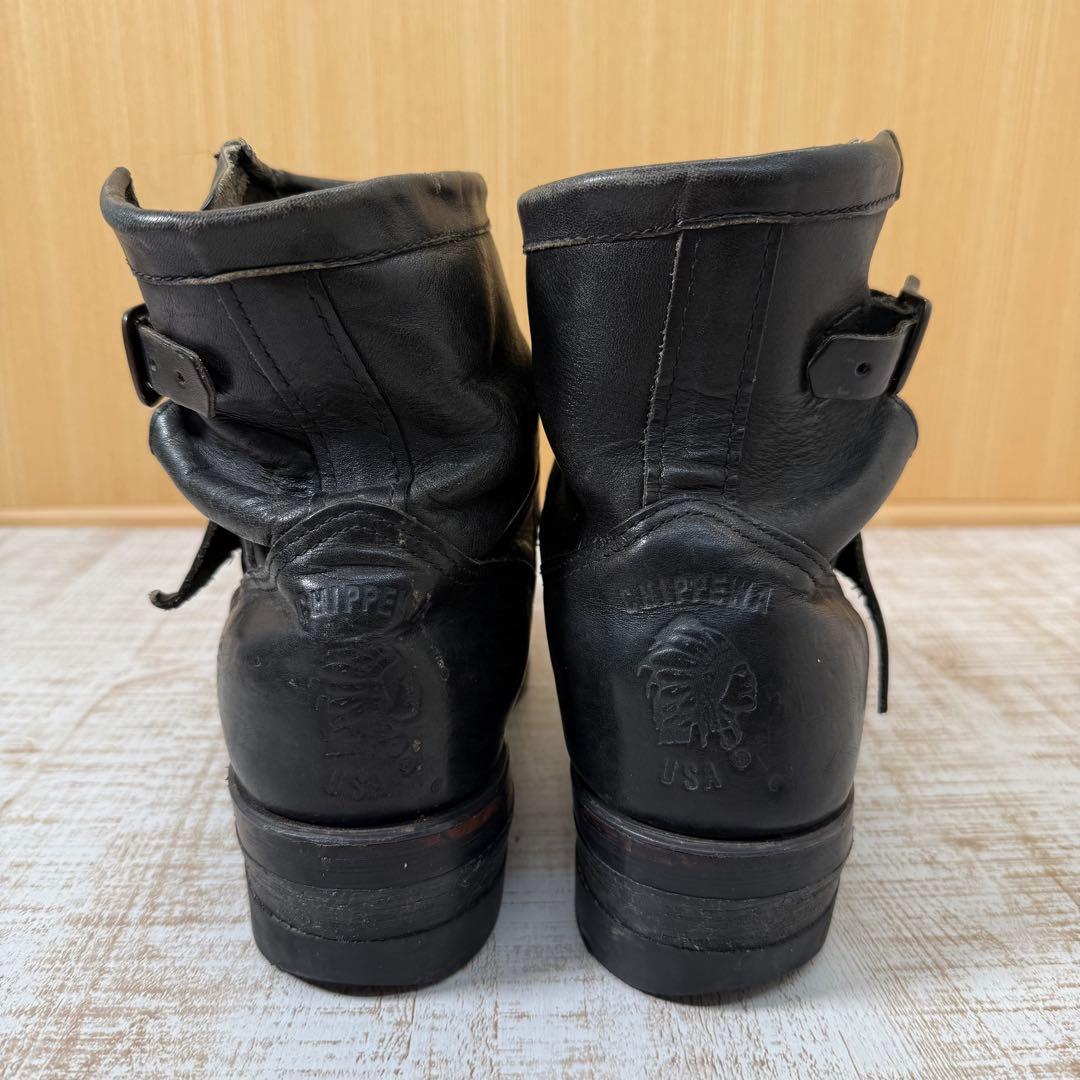 CHIPPEWA チペワ　ショートエンジニアブーツ　スチール