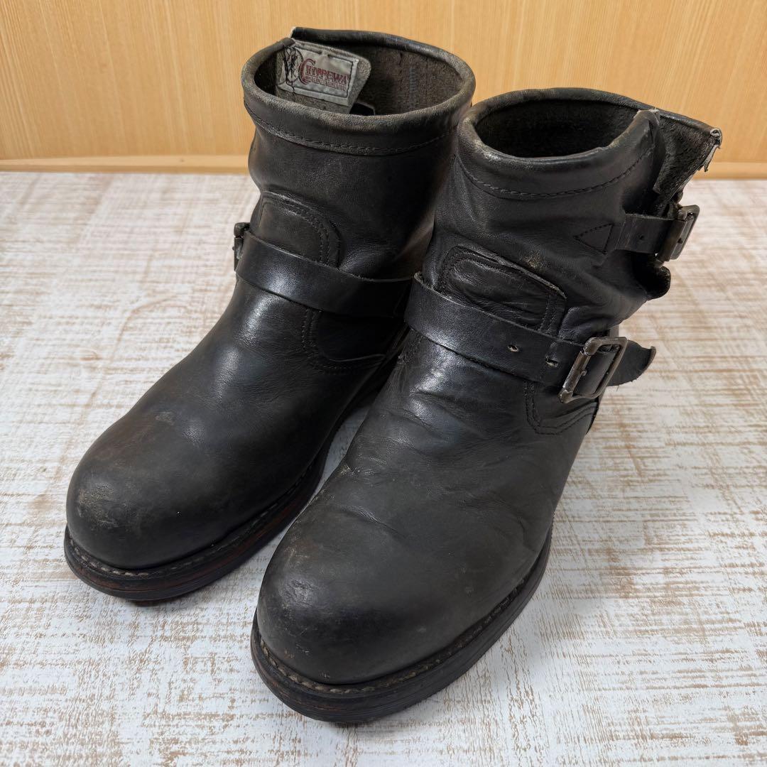 CHIPPEWA チペワ　ショートエンジニアブーツ　スチール