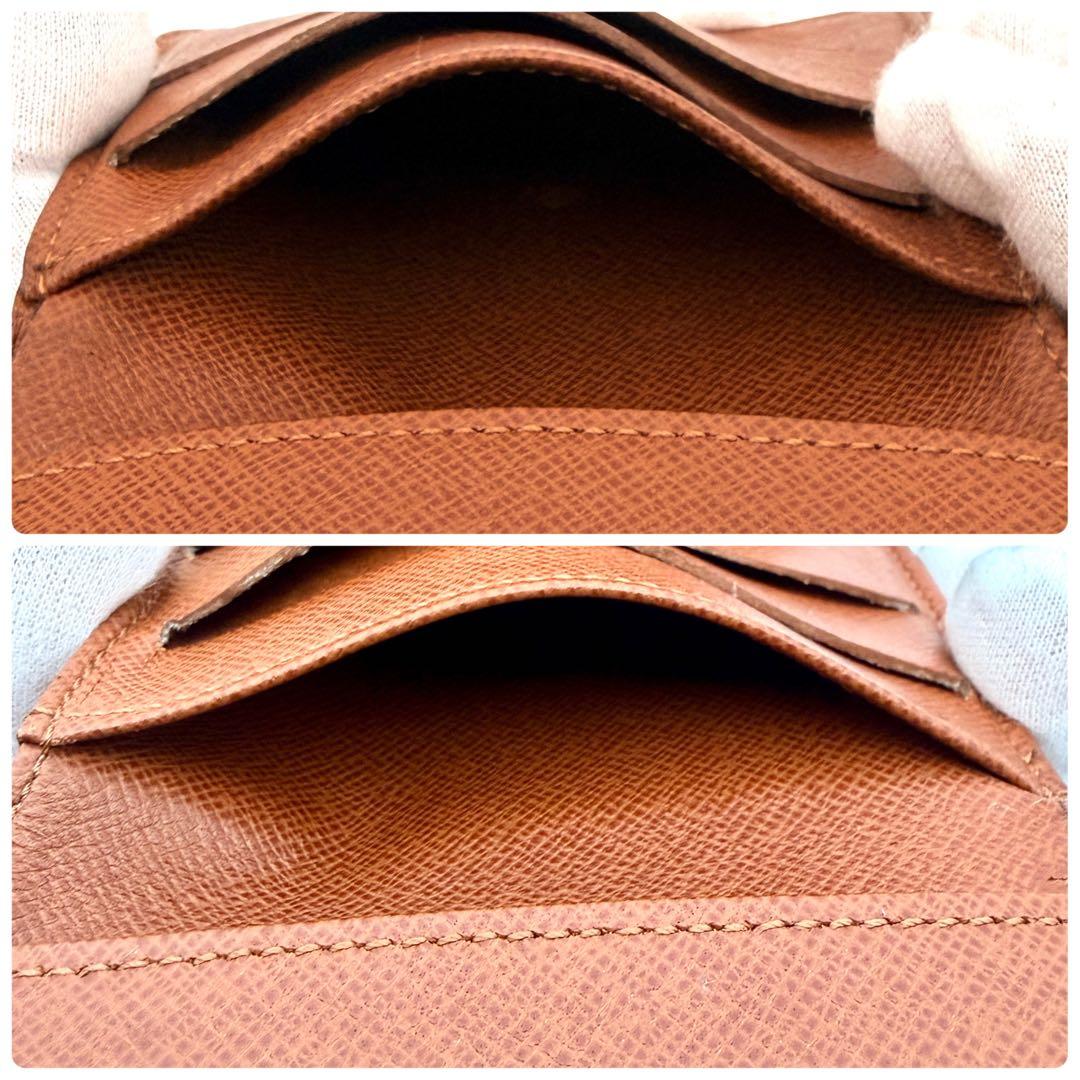 【特美品】ルイヴィトン ポルトモネ ビエ カルトクレディ モノグラム 三つ折り