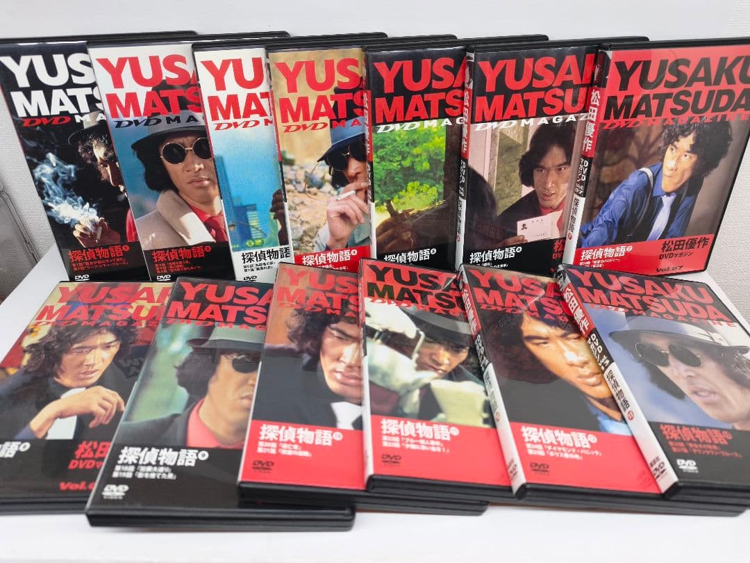 松田優作 DVDマガジン 探偵物語 全13巻 バインダー付き