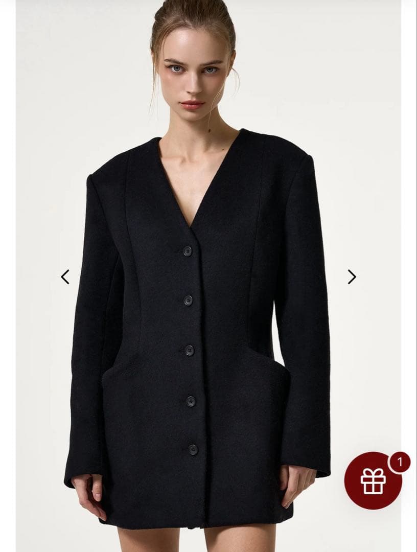 ジャケット・アウター the toe Clapham Jacket Onepiece Black S