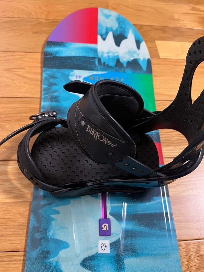 BURTON FEATHER 144 スノーボード　セット