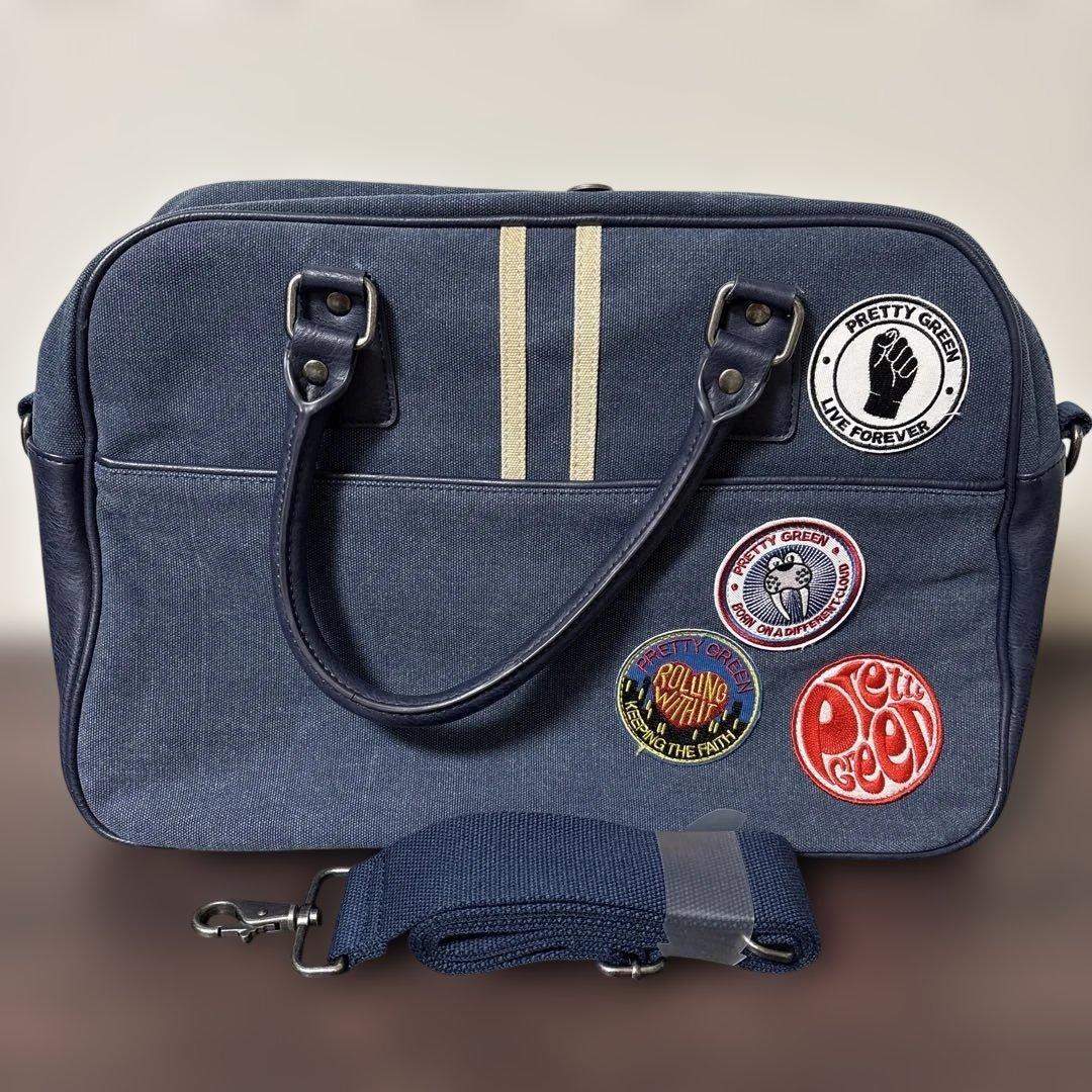 プリティグリーン　ボストンバッグ　トラベルバッグ　oasis