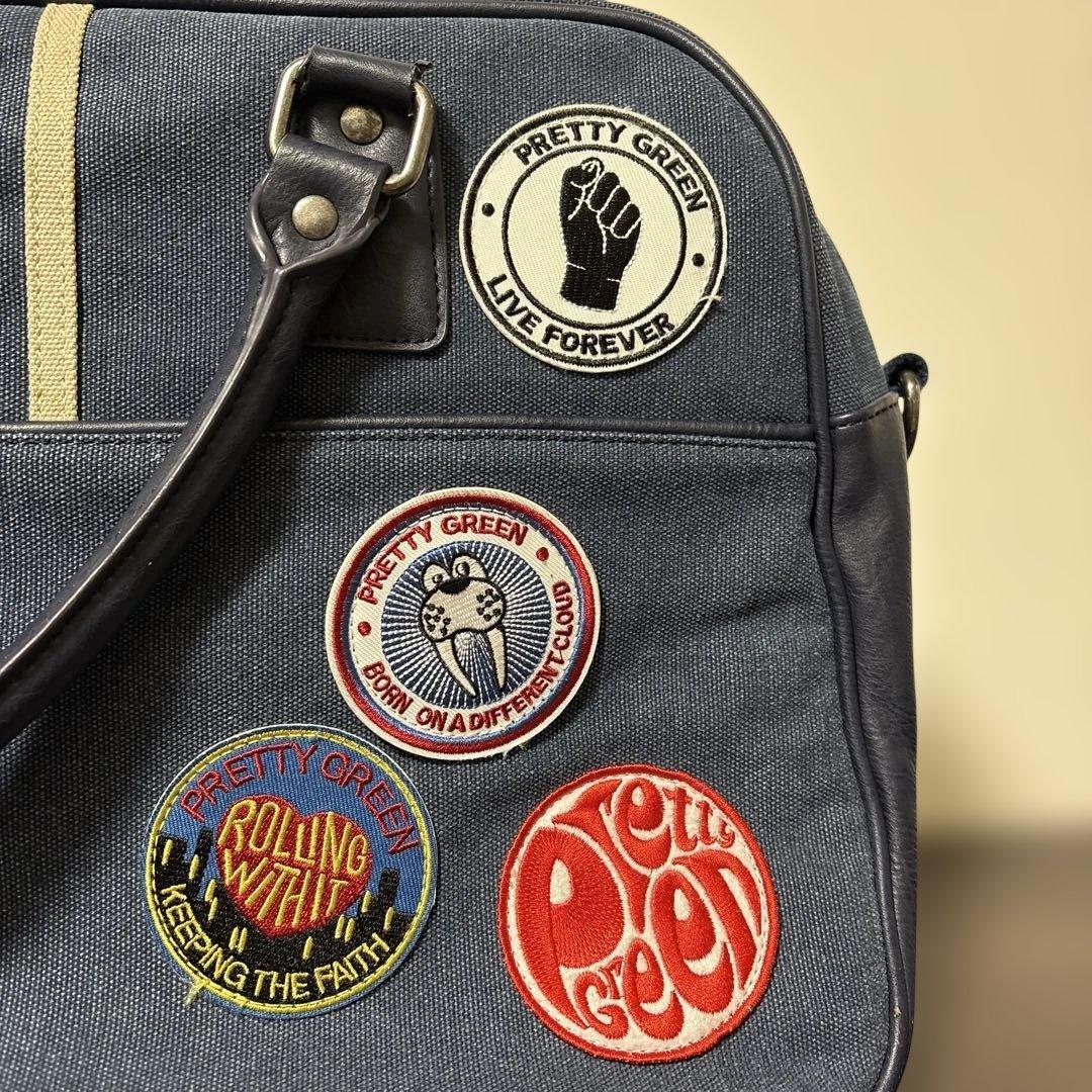 プリティグリーン　ボストンバッグ　トラベルバッグ　oasis