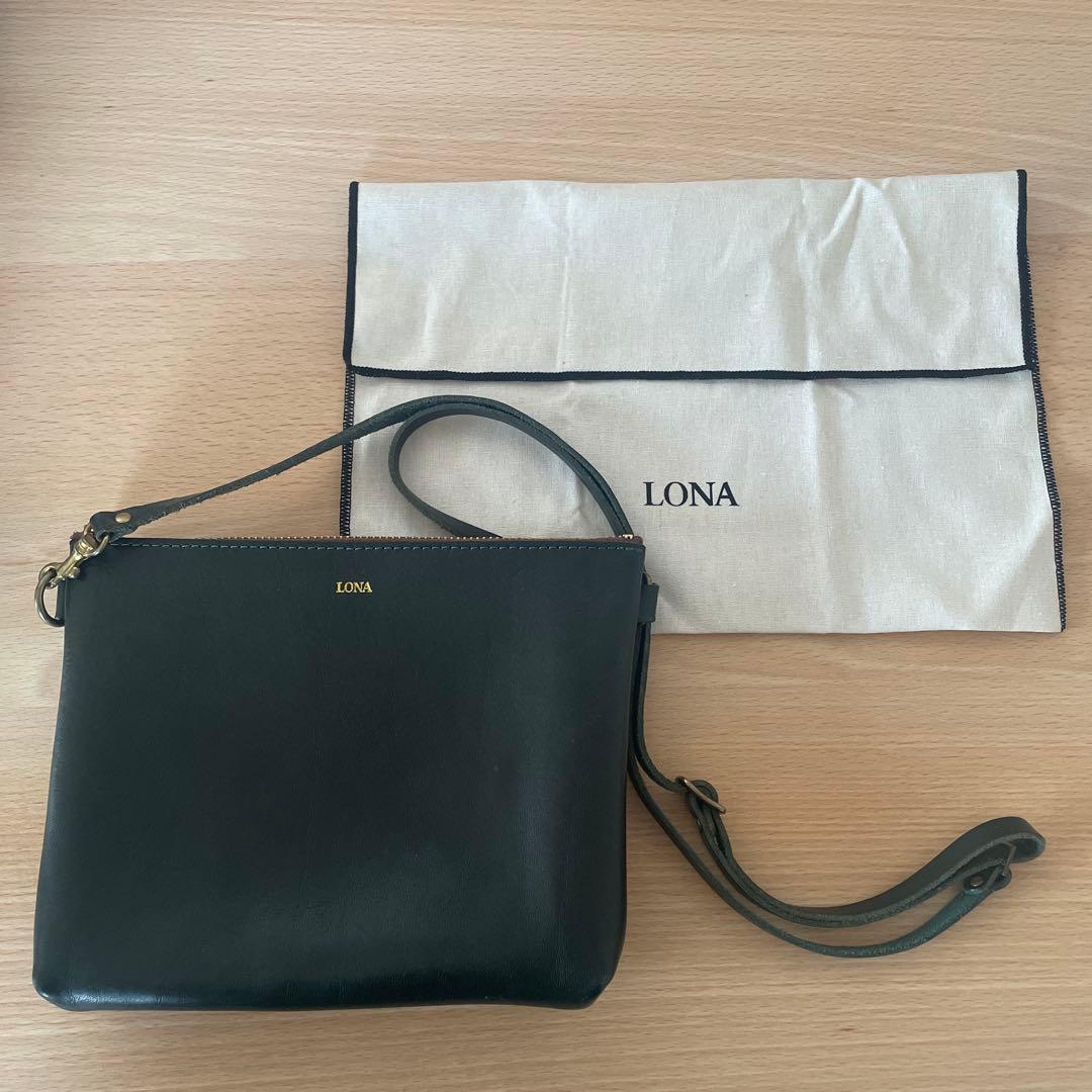 LONA Sleek sacoche -middle- ブリティッシュグリーン