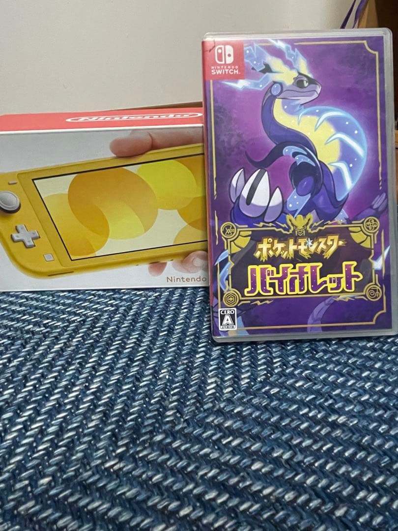 Switch Liteイエロー＋ポケットモンスターバイオレット＋スプラトゥーン2