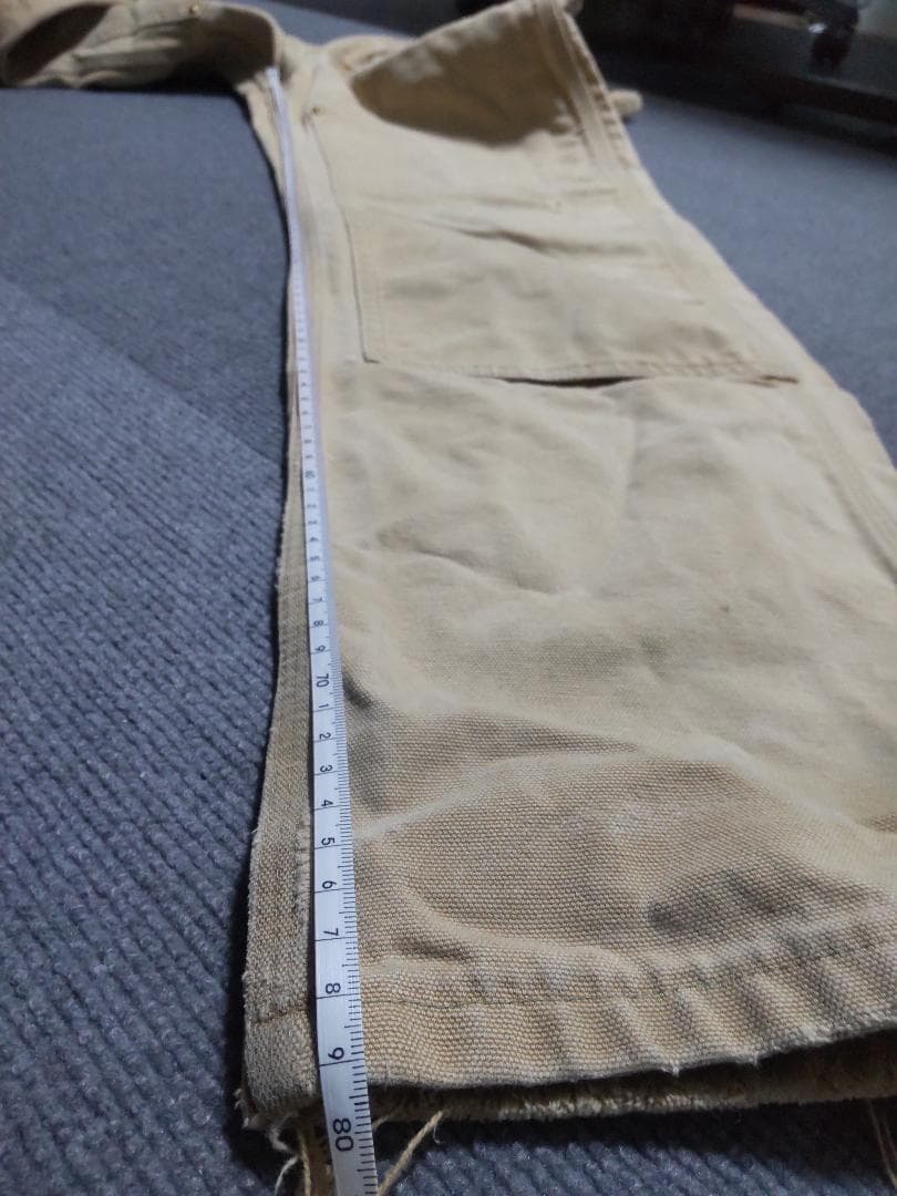 W31×Ⅼ34 Carhartt ダブルニー ベージュ