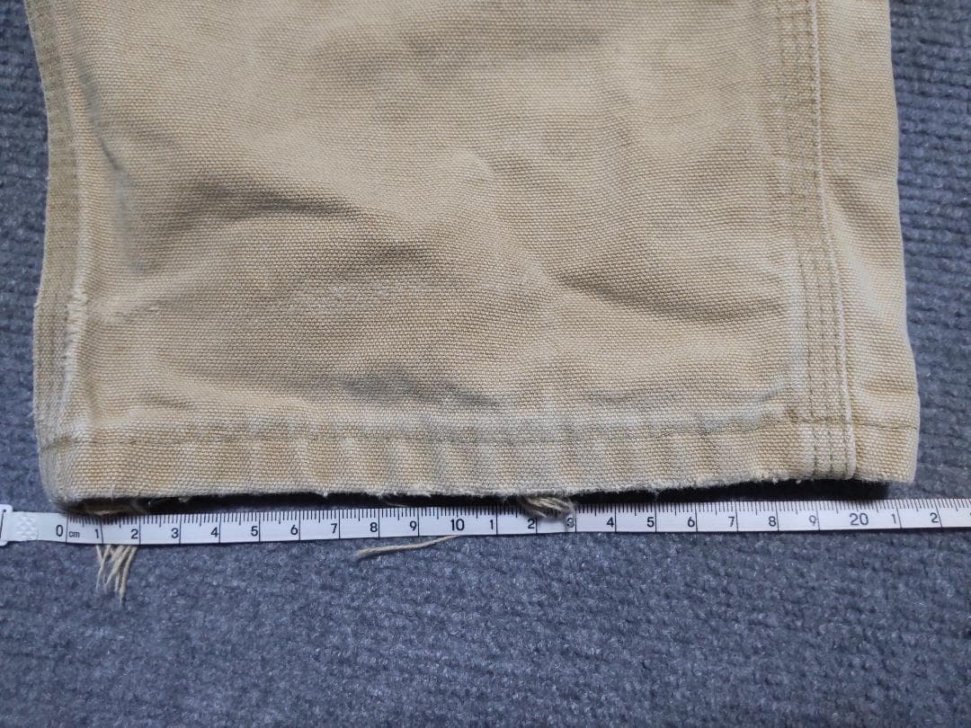 W31×Ⅼ34 Carhartt ダブルニー ベージュ