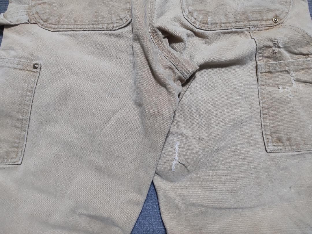 W31×Ⅼ34 Carhartt ダブルニー ベージュ
