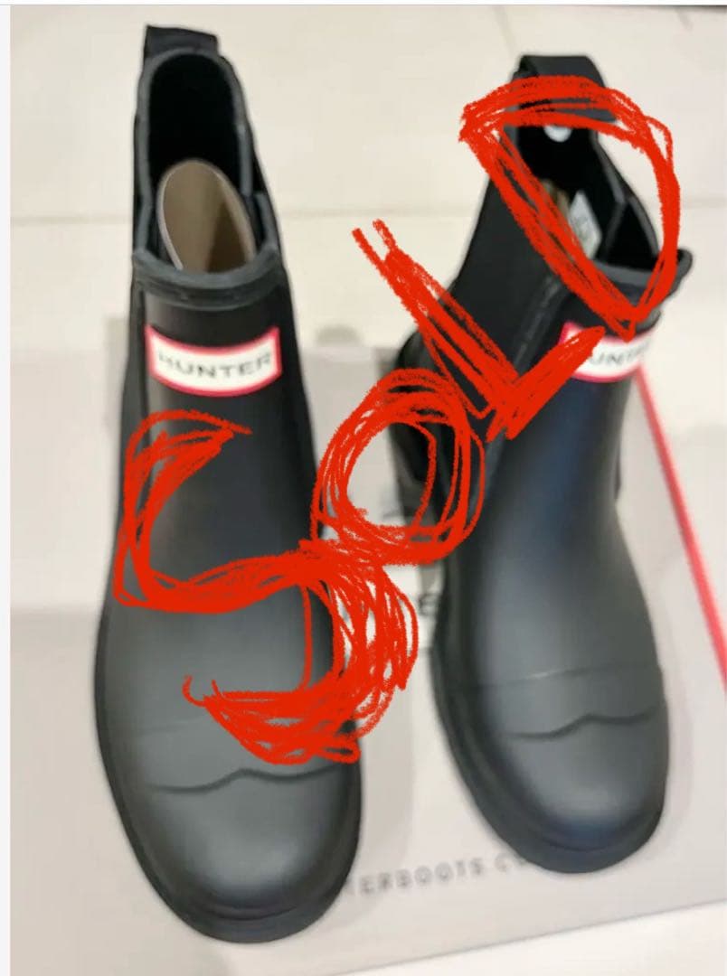 ハンター　メンズ　レインブーツ　 サイズ6 未使用新品